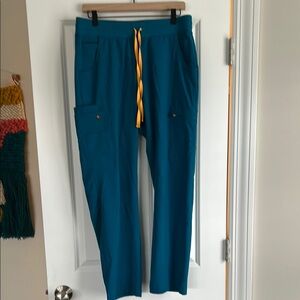 Poppy Women’s Scrub Pants - The Bodie (carribean blue)